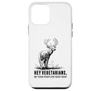 Hey Vegetarians My Food Poops sul tuo cibo Custodia per iPhone 12 mini