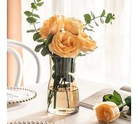 Hey_you, vaso in vetro trasparente, con design Ins, vaso decorativo per fiori e piante, per casa, ufficio, regalo per matrimoni, feste di inaugurazione della casa