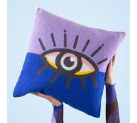 Heya Home All Eyes On You - Cuscino imbottito in piuma bouclé