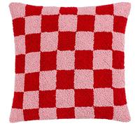 Heya Home Check Feather Filled Cushion
