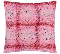 Heya Home Fodera per cuscino jacquard a quadri Connie