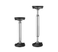 HEYANN 2 aste di supporto telescopiche regolabili in acciaio inossidabile 304, per armadietti, aste telescopiche, resistenti, strumento di terza mano per armadio da bagno e cucina (28-42 cm)