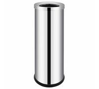 heybb Pattumiera da Albergo 32 L in Acciaio Inox,Pattumiera Bidone Gettacarte Cestino Posacenere da Terra in Acciaio Inossidabile
