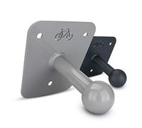 Heybro, Supporto universale da parete per portabici posteriore, materiale di fissaggio incluso - supporto a parete ottimale ed elegante per il portabici - colpo d'occhio in ogni garage e cantina
