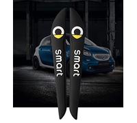 HEYCE 2 Adesivi di Protezione Anti-collisione per portiera dell'auto per Smart 450 451 453 Fortwo Forfour Decorazione Esterna Stripe Trim, Nero