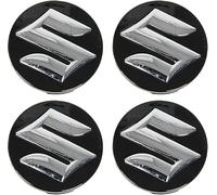 HEYCE 4 Pezzi copriruota in ABS per Suzuki Swift SX4 S-Cross Ignis Vitara Solio Bandit Swace 54mm, coprimozzo parapolvere per Cerchioni Accessori per Lo Styling dell'auto