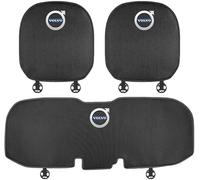 HEYCE Set Coprisedile Auto, per Volvo XC40 XC60 XC90 S60 S90 V40 V60 Set di Copri Sedili e Copri Poggiatesta per Auto Car Seat Cover Sets, Accessori Auto Interno,A-3PCS