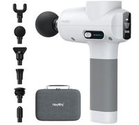 HEYCHY Pistola da massaggio con ampiezza di 12 mm, pistola a percussione per massaggio muscolare per atleti, sollievo dal dolore e rilassamento, motore brushless da 55 mm, 35 db super silenziosa,