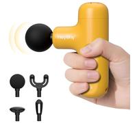 HEYCHY Super Mini Pistola Da Massaggio, Massaggiatore A Tessuto Profondo, Pistola Da Massaggio Compatta Da Viaggio, Recupero E Sollievo Del Corpo Completo Per Esterni, Ricarica Usb, 5 Velocità, R