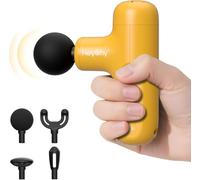 HEYCHY Super Mini Pistola Da Massaggio, Massaggiatore A Tessuto Profondo, Pistola Da Massaggio Compatta Da Viaggio, Recupero E Sollievo Del Corpo Completo Per Esterni, Ricarica Usb, 5 Velocità, R