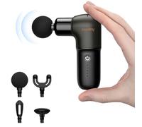 HEYCHY Super Mini pistola massaggiante, massaggiatore muscolare a percussione per tessuti profondi, pistola per massaggio sportiva compatta da viaggio, pistola massaggiatore portatile per regali per
