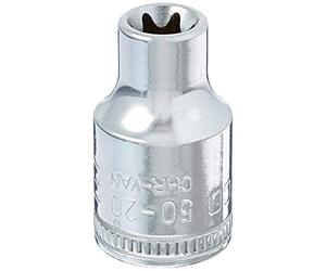 Heyco 50202483 bussola per viti Torx E24, argento
