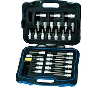 Heyco/Heytec 50850530083 - Set di 33 chiavi a bussola (1/2"), con valigetta di plastica