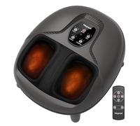Heycool Massaggiatore per piedi riscaldato FSA HSA compatibile con telecomando Shiatsu massaggiatore plantare per fascite plantare neuropatia impastare compressione scalda piede taglia 14 regalo per