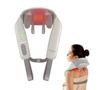 Heycool Massaggiatore senza fili per collo e spalle con calore, cuscino massaggiatore per schiena, regalo per uomini e donne