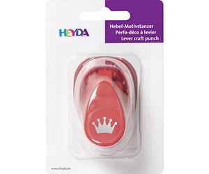 HEYDA 203687455 - Perforatrice Decorativa a Forma di Corona, ca. 1,7 cm