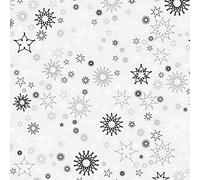 Heyda 204875533 - Fogli pieghevoli Paisley, 15 x 15 cm, colore: Argento/Bianco