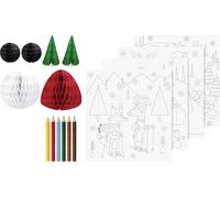 Heyda Set di pittura 3D Amici divertenti, larghezza 195 mm x altezza 210 mm