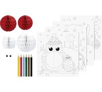 Heyda Set di pittura 3D Animali invernali, larghezza 195 mm x altezza 210 mm