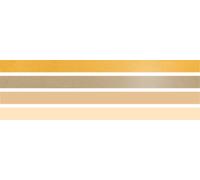 Heyda Set di strisce pieghevoli per stelle gelate, 1,5 x 45 cm, colore: oro