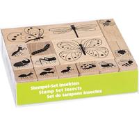 HEYDA Set di timbri "insetti", (larghezza x altezza x profondità): 120 mm x 30 mm x 100 mm