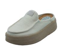 HeyDude 45228 Austin Lift Espadrille Egret Sabot per Donna in tessuto bianco