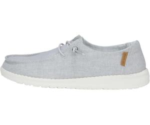 HEYDUDE 45228 Austin Lift Espadrille Egret Sabot per Donna in Tessuto Bianco (Taglia 36)
