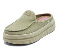 HeyDude 45228 Austin Lift Espadrille Olive Grey Sabot per Donna in tessuto verde