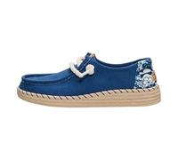 HEYDUDE 45237 Wendy Espadrillle Blue Multi Scarpe per Donna in Tessuto Blu (Taglia 36)