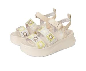 HEYDUDE Delray Buckle Cottage Crochet, Mocassino Donna, Garzetta Bianca/Lavanda/Multicolore, 36 EU