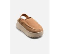 HEYDUDE Delray - Zoccoli da donna in pelle scamosciata con plateau, stile boho, scarpe slip-on casual con cinturino regolabile, zoccoli leggeri e comodi in pelle scamosciata da donna, eleganti