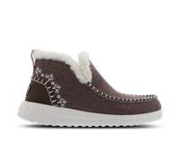 HEYDUDE Denny Faux Shearling Donna - Sneakers Nero - Taglia 39 - Pelle Black 39