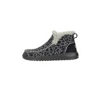 HEYDUDE Denny Leopard - Scarpe Donna Slip-On Stivaletti, Black Leopard, 37