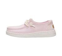 HEYDUDE Espadrillas da donna ibisco slip on scarpa | plantare in sughero | leggera da viaggio casual piatta, Lilla pallido/Multicolore, 40 EU
