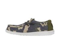HEYDUDE - Maschio Wally Washed Camo Wally Slip-On Scarpe, Camo, 46