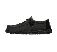 HEYDUDE Men Wally Slip Warmth Black/Smoke Grey Casual Moccasin 45 EU