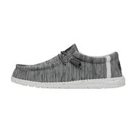 HEYDUDE Men Wally Washed Canvas White Casual Moccasin 44 EU