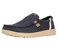 HEYDUDE Mikka Jute - Scarpe Uomo Slip-On - Mocassini, Black/Irish Cream, 43
