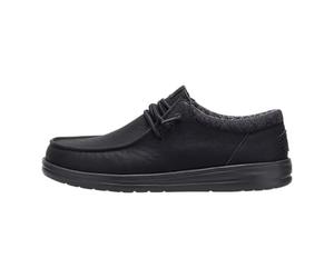 HEYDUDE Paul Classic - Scarpe Mocassino da Uomo, Nero , 44 EU