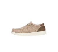 HEYDUDE - Paul Knit - Scarpe Uomo Slip-On - Mocassini, Light Grey/Espresso, 43