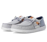 HEYDUDE Scarpe da Uomo Wally Tri Nu Prep, Sargasso Blu/Bianco, 45 EU