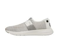 HEYDUDE Sirocco- Scarpe Running Uomo - Sneakers Easy-On Lace System, White, 46