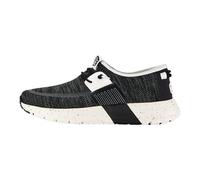 HEYDUDE Sirocco Sport Mode Sneakers - Scarpe Running Uomo - Easy-On System, Black/White, 42