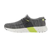 HEYDUDE Sirocco Sport Mode Sneakers - Scarpe Running Uomo - Easy-On System, Heather Grey/Charcoal, 46