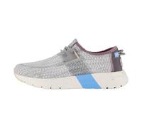 HEYDUDE Sirocco Sport Stripe - Sneakers Donna - Easy-On Lace System, Grey, 37