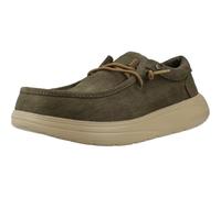 HEYDUDE Slip On Wally Comf Worn Twill 3BN - Forest 43
