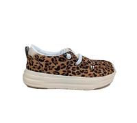 HEYDUDE Sneakers Wendy Nova Classic Tan Leopard (Tan Leopard, Sistema Taglie Calzature EU, Adulto, Donna, Numero, Stretta, 39)