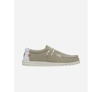 HEY DUDE vegan WALLY Braided off white Uomo sneakers cotone bio estive traspiranti leggere - Colore: Beige, Taglia: 42