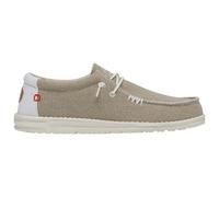 HEY DUDE 1LB WALLY BRAIDED OFF WHITE sneakers moda Uomo 42