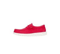 HEYDUDE Wally Canvas - Scarpe Uomo Slip-On - Mocassini, Savvy Red, 43